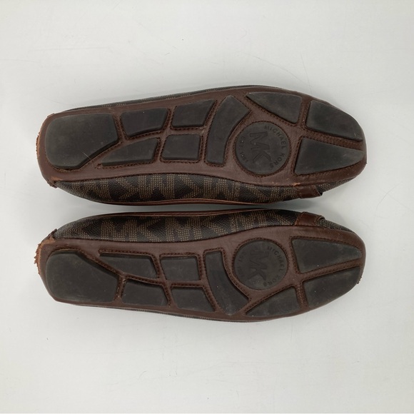MICHAEL Michael Kors Comfort Shoes Flats Loafers Brown Metal Accent Women Sz 7 - Picture 9 of 12